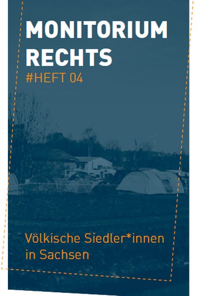 Banner Monitorium Rechts #Heft 04, Völkische Sieder*innen in Sachsen