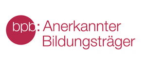 Logo Bundeszentrale Politische Bildung (bpb): Anerkannter Bildungsträger