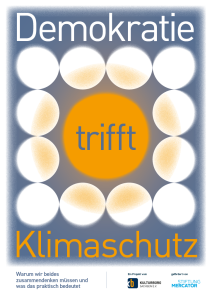 Titelseite Handbuch: Demokratie trifft Klimaschutz